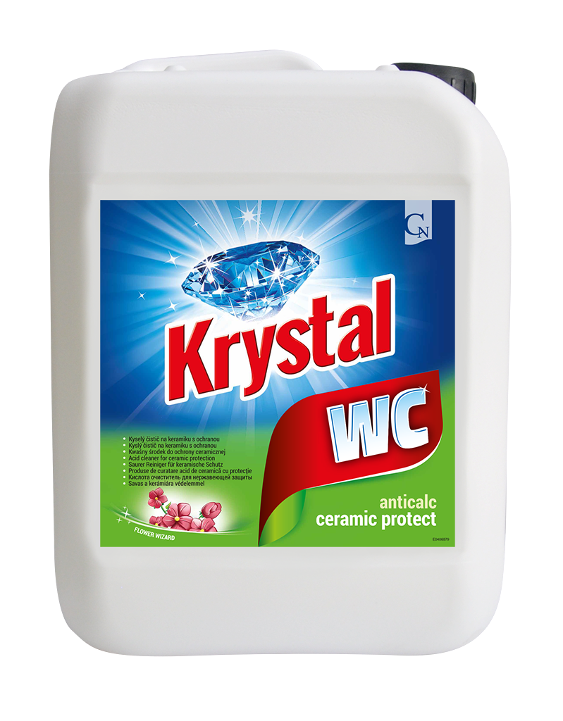 Krystal WC čistič na keramiku s ochranou 5l zelený