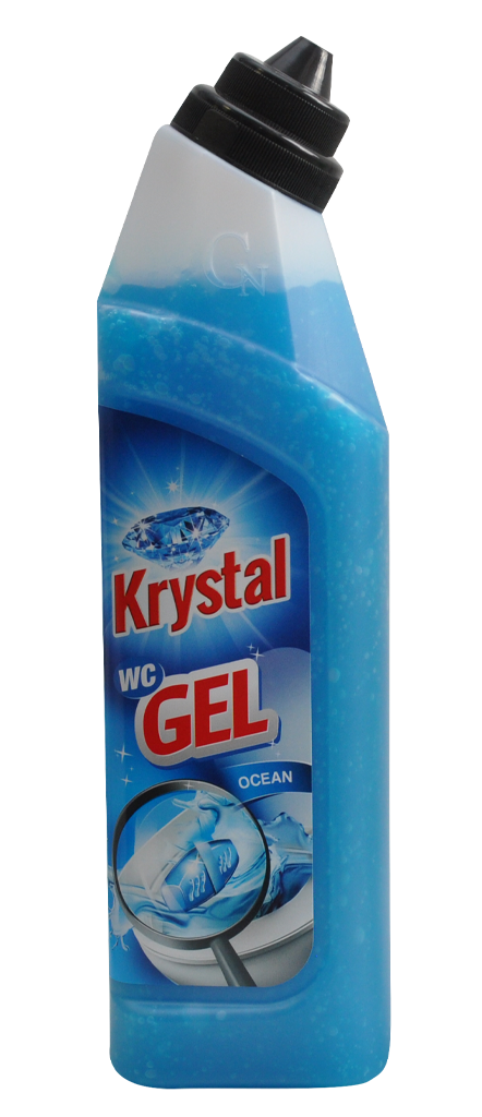 Krystal WC gel 750 ml modrý(oceán) do košíčku Cormen