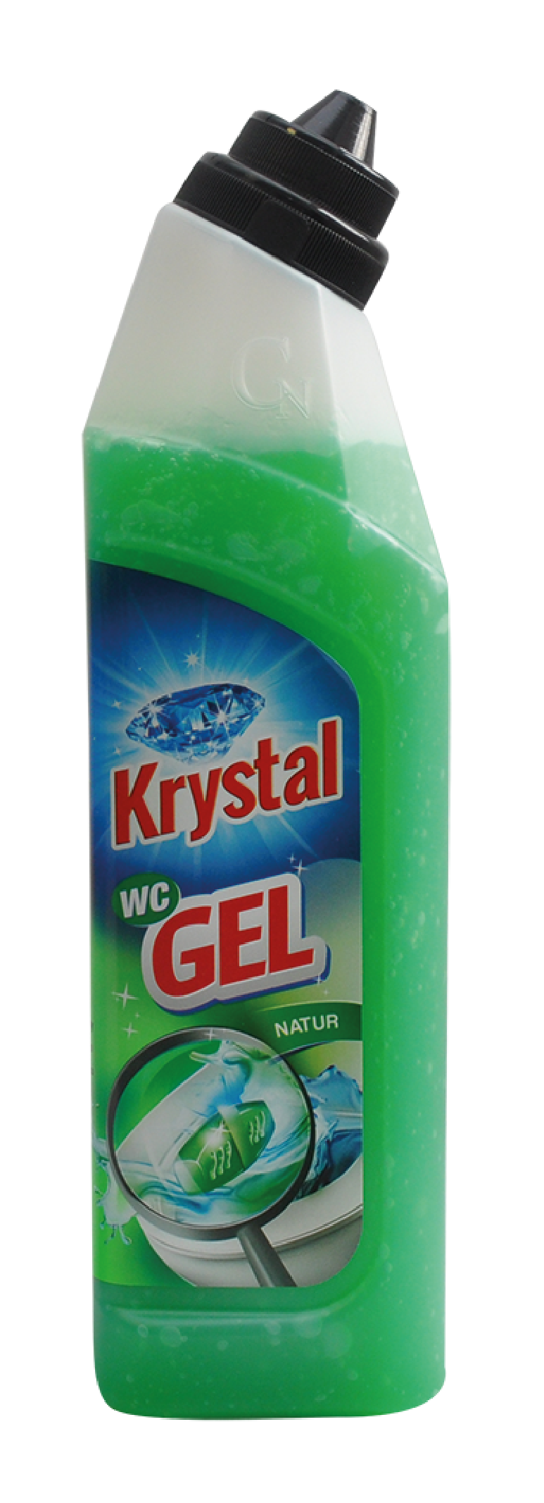 Krystal WC gel 750 ml zelený(jehličí) do košíčku Cormen