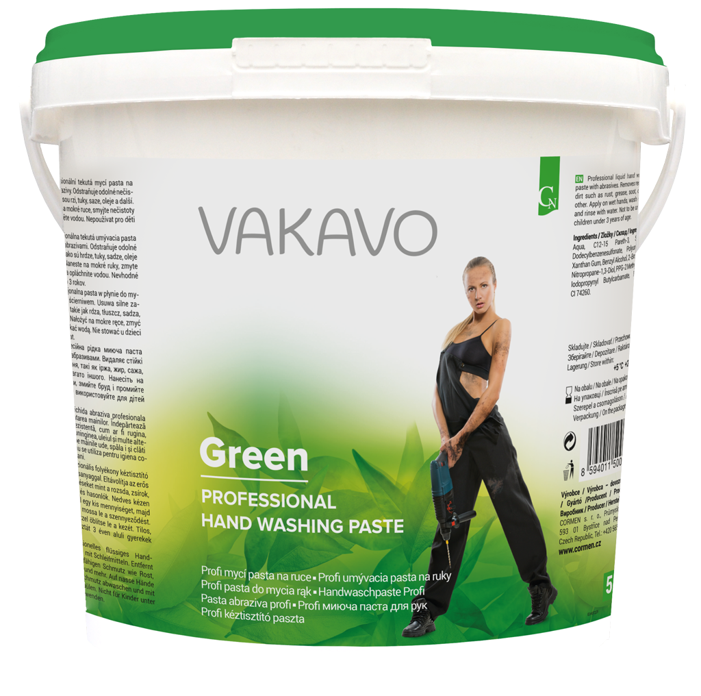 Vakavo green tekutá pasta na znečištěné ruce 5 kg