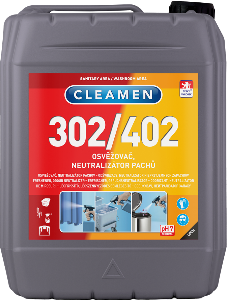 CLEAMEN neutralizátor pachů a osvěžovač vzduchu 302/402 5l