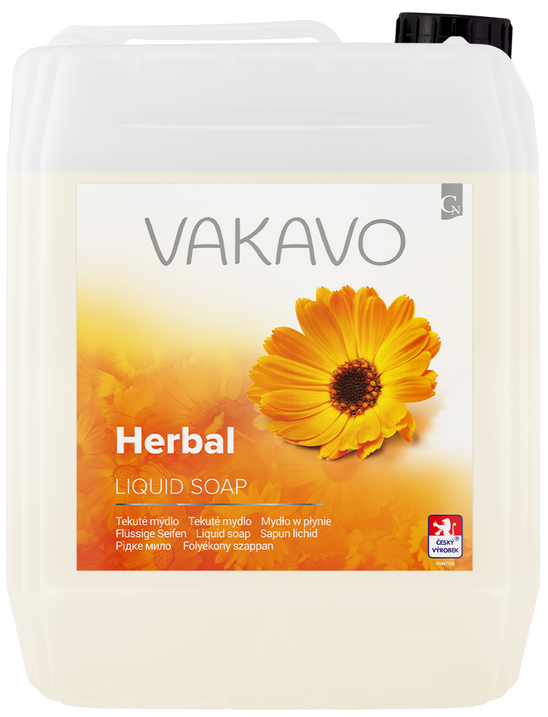 Tekuté mýdlo AMADEUS/VAKAVO LOVE herbal 5l