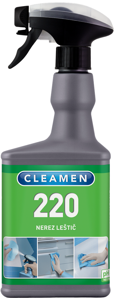 CLEAMEN 220 nerez leštič 550 ml