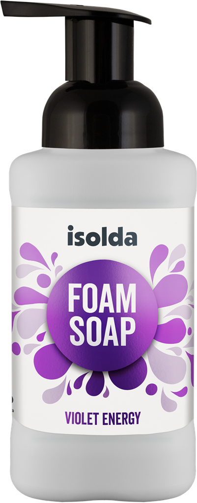 Isolda pěnové mýdlo Violet Energy 400ml s pumpičkou