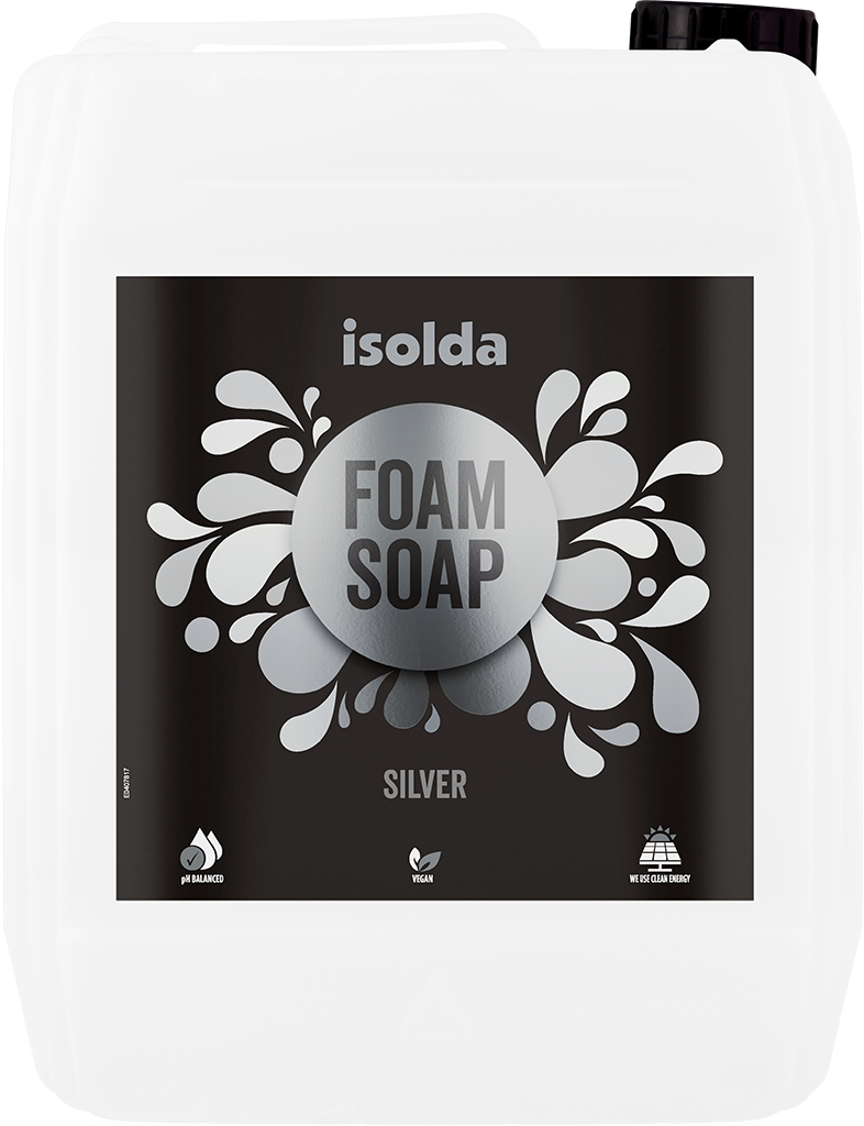 Isolda Silver pěnové tělové mýdlo 5l
