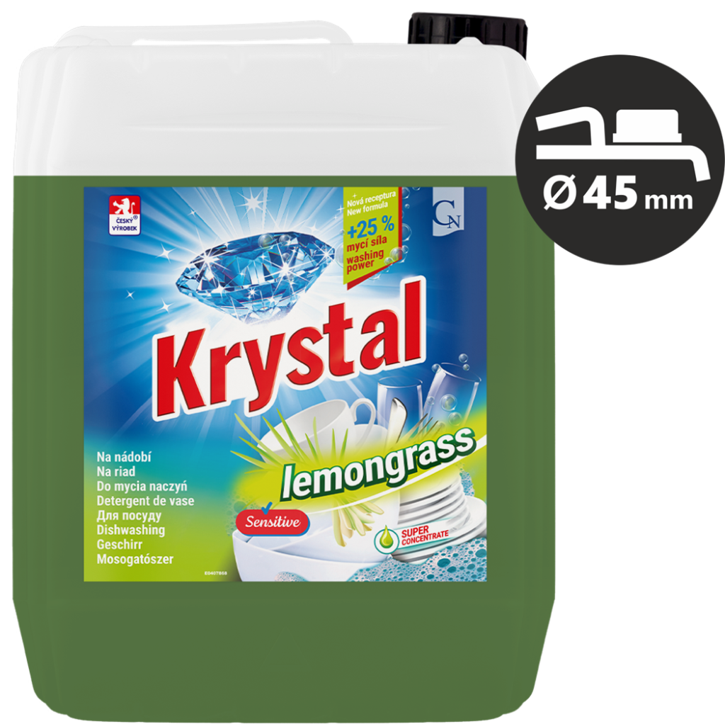 Krystal na nádobí 5 litrů Lemongrass