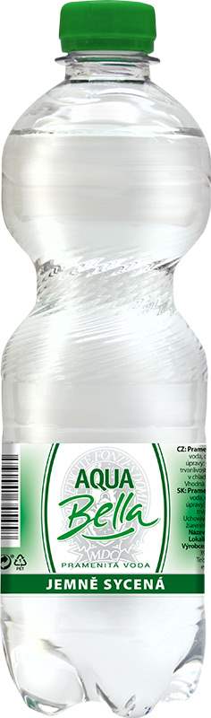 Aqua Bella Pramenitá voda jemně perlivá 500ml