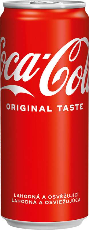 COCA COLA 0,33 l plech