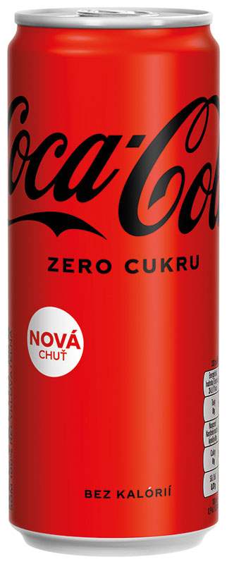 COCA COLA 0,33 l Zero plech