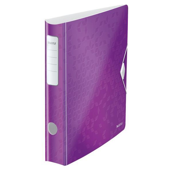 Mobilní pořadač Leitz 180° ACTIVE WOW A4 6,5 cm purpurová