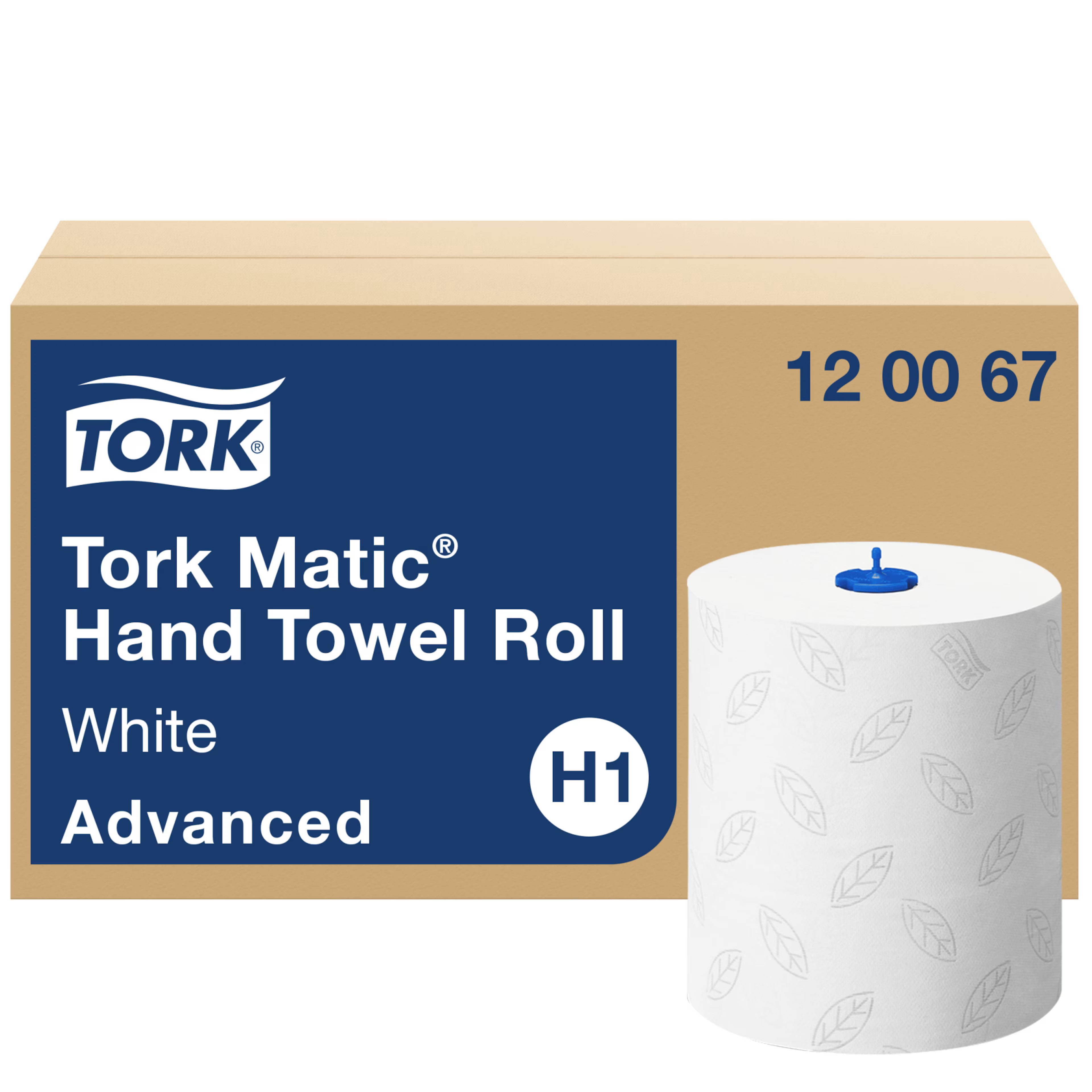Tork papírové utěrky na roli Matic 120067 bílé, 2-vrstvé, 21 cm x 150 m / 6 rolí