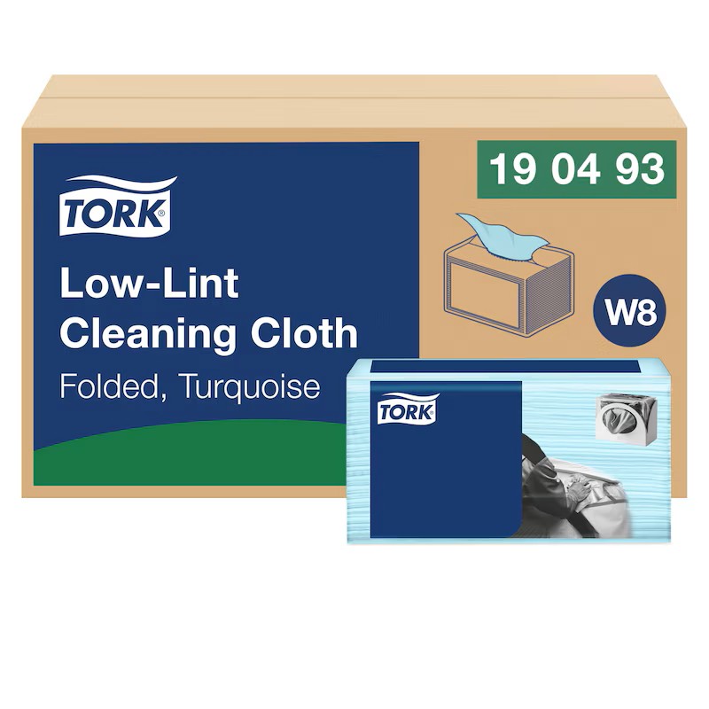 Tork Low-Lint utěrka modrá z netkané textilie W8 190493 (30 x 38,5cm) 75ks