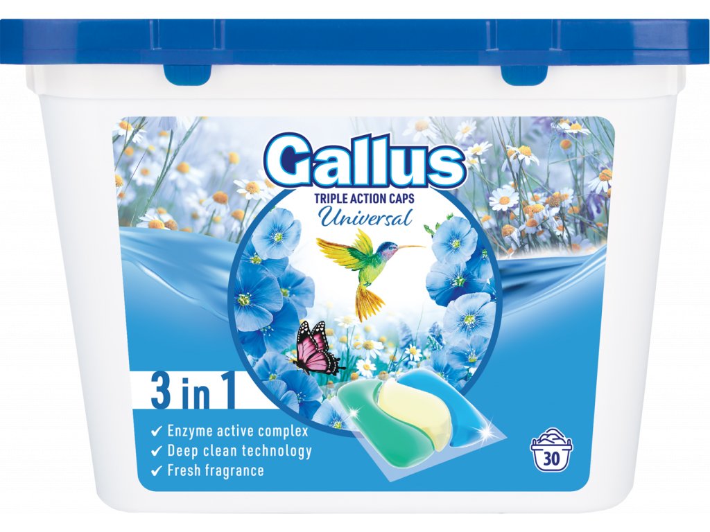 GALLUS tablety na praní 30 ks universal