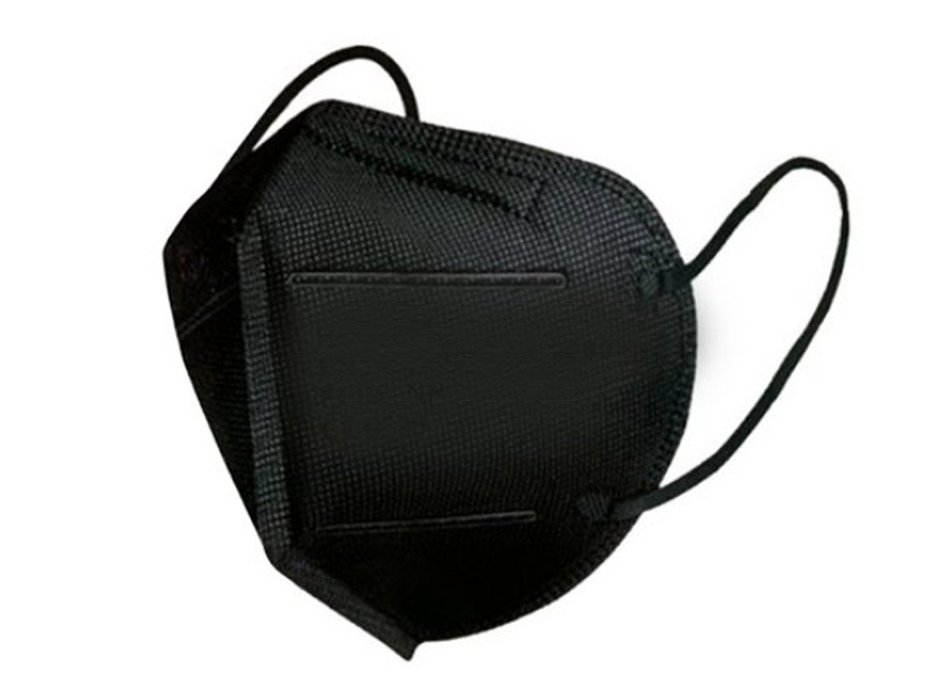 Respirátor FFP2 černý  bez ventilku 1 ks