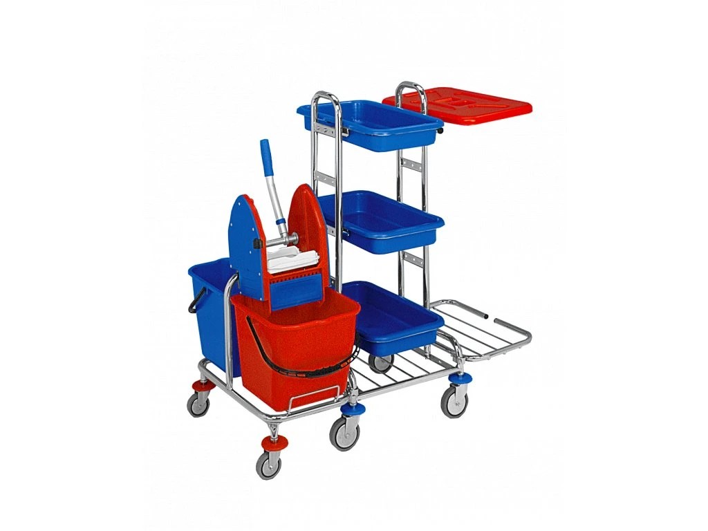 Vozík úklidový servisní, hotelový Kombi Mini III