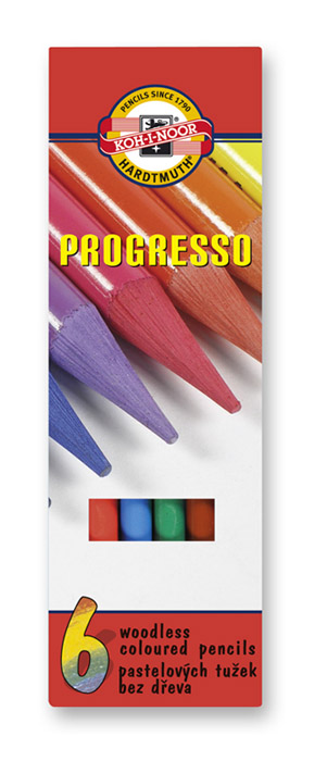 Pastelky Progresso 8755/06 v papírové krabičce