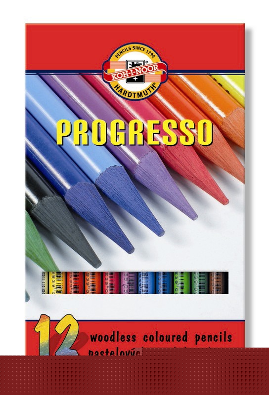 Pastelky Progresso 8756/12 v papírové krabičce