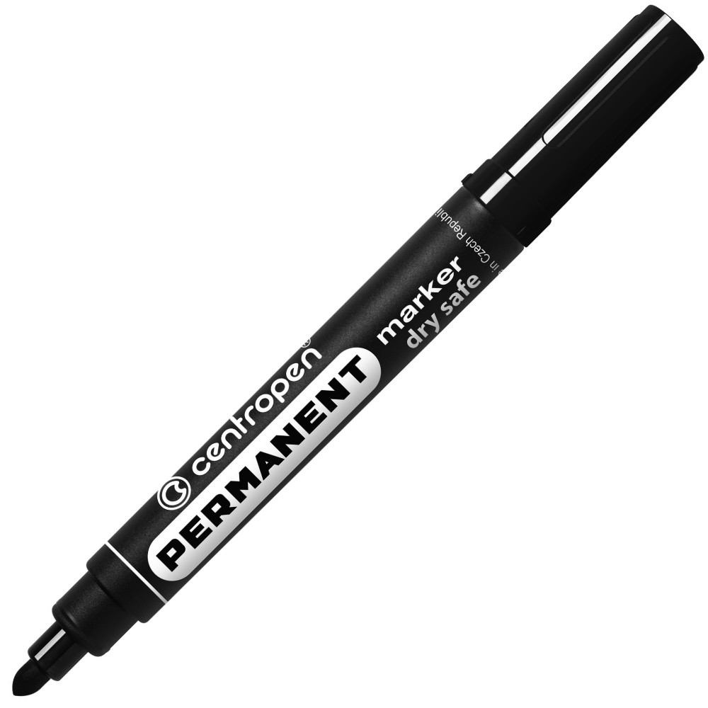 Centropen popisovač 8510 nevysychavý permanent černý