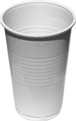 Kelímky PP na nápoje 0,3 l / 100 ks bílý