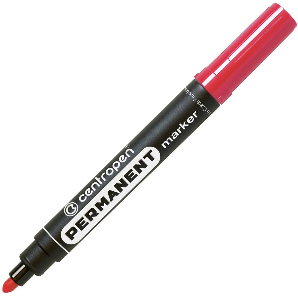 Centropen popisovač 8566 permanent červený