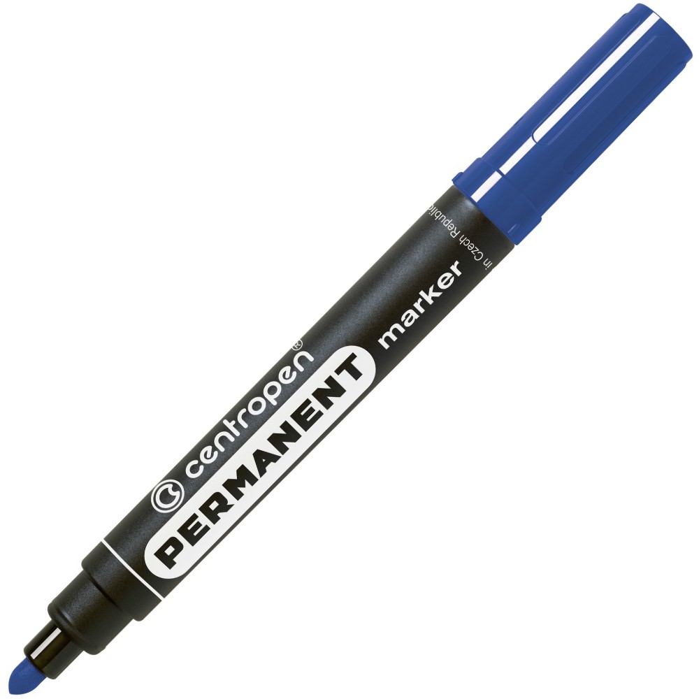 Centropen popisovač 8566 permanent modrý