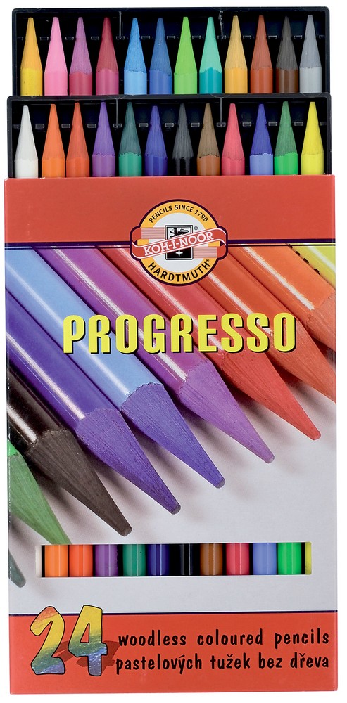 Pastelky Progresso 8758/24 v papírové krabičce