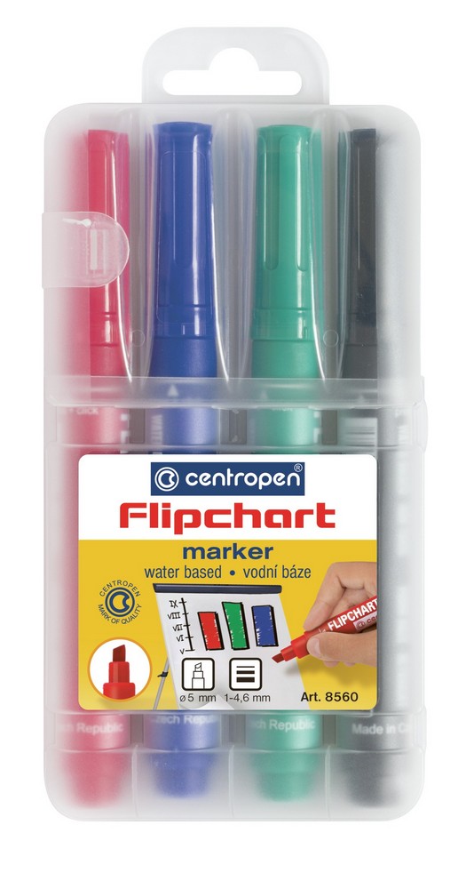 Značkovač 8560 Flipchart sada 4 barev