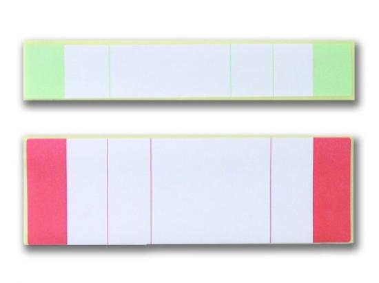 Štítky samolepicí na pořadač samolepicí 31 x 190 mm / 9 ks