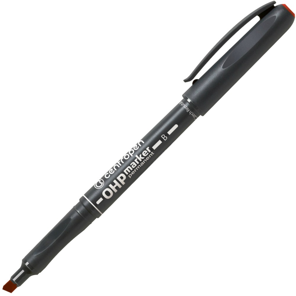 Centropen popisovač 2638 B OHP permanent červený