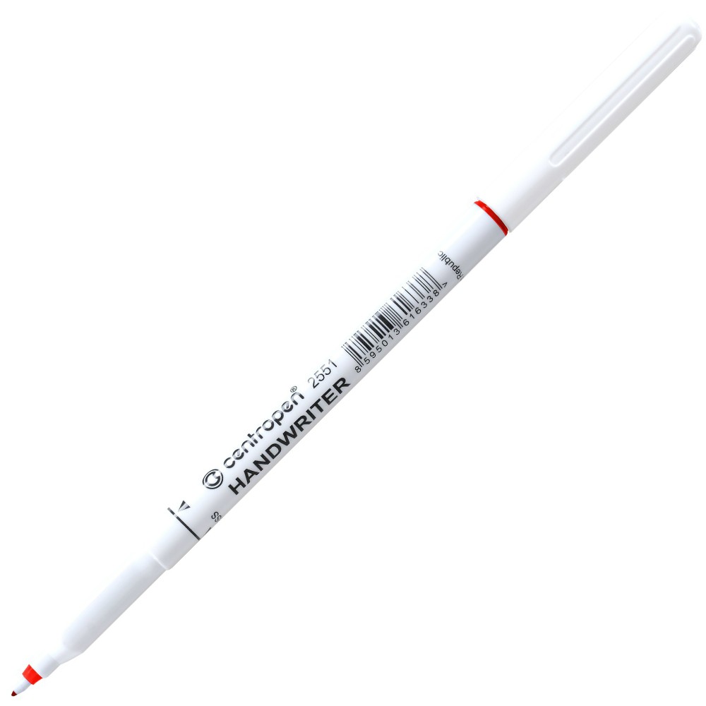 Centropen popisovač/liner 2551 M červený