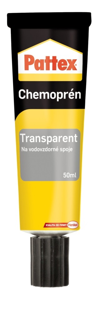 Lepidlo Pattex Chemoprén transparent kontaktní lepidlo 50 ml