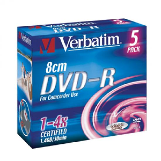 DVD -R VERBATIM 4,7 GB, jewel box, 16x, 5 ks