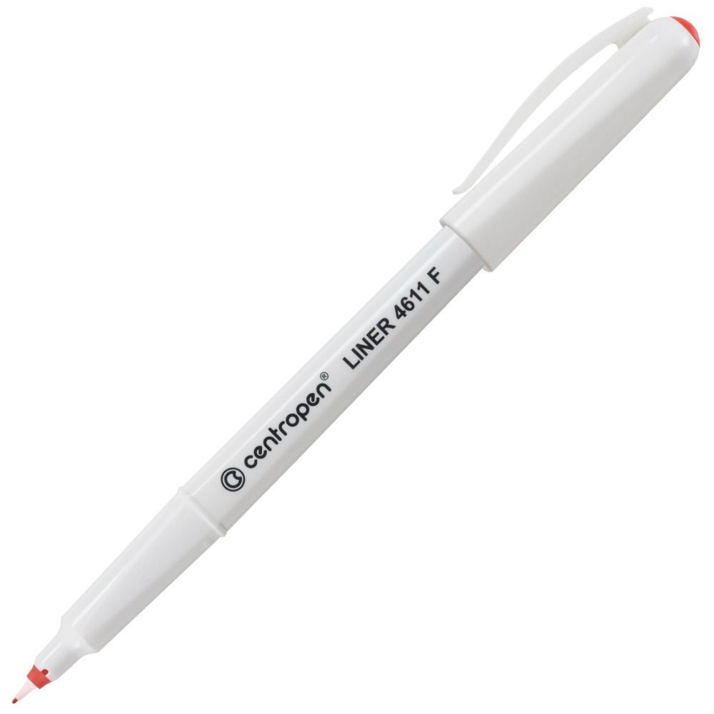 Centropen popisovač/liner 4611 F červený