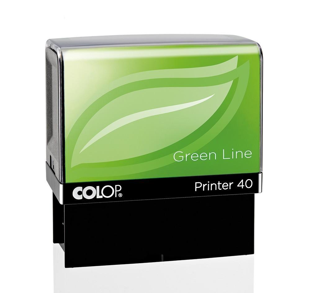 Razítko Printer 40 Green Line 23 x 59 mm