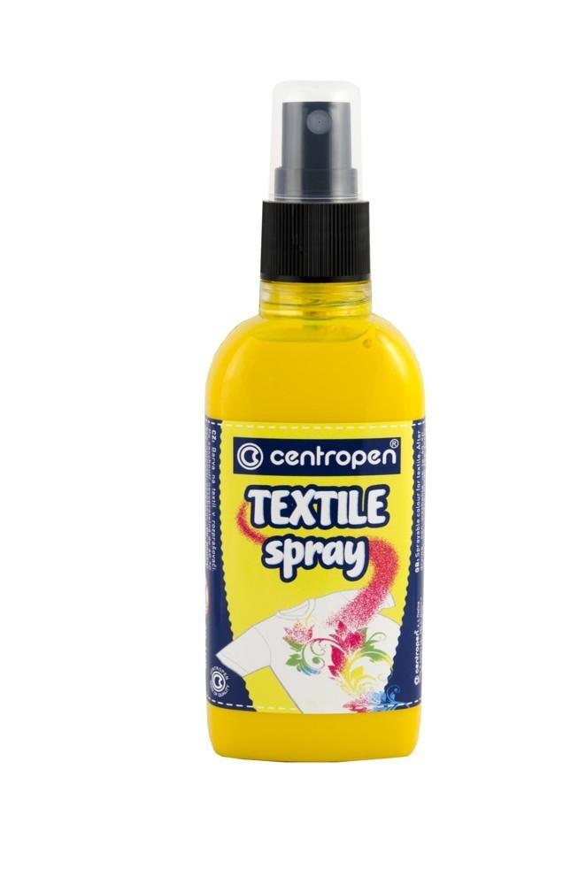 Barva na textil Centropen 1139 sprej 110 ml žlutá