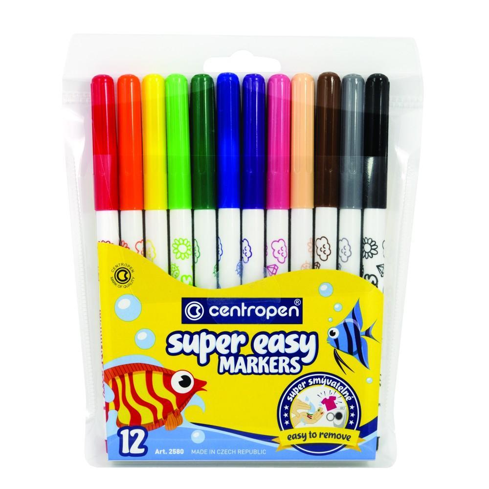 Centropen popisovač 2580 /12 Supersmývatelný