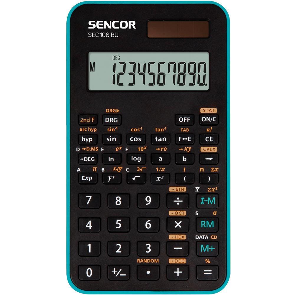 Kalkulačka SENCOR SEC 106 BU školní 10 míst