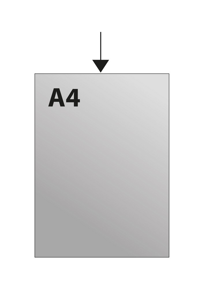 Obal zakládací "U" A4 150 mic hladký, čirý na výšku/ 1 ks