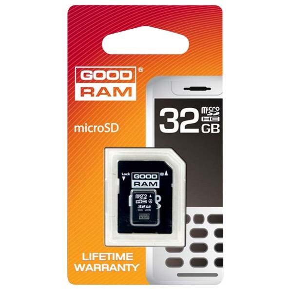 Karta paměťová micro SD s adaptérem 32 GB