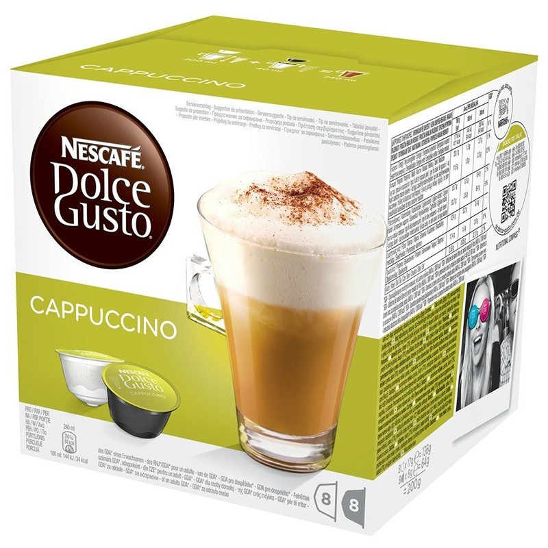 Káva Dolce Gusto Cappuccino kapsle / 16 ks