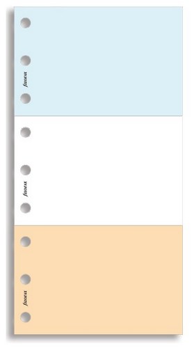 Náhradní náplň do diáře Filofax Osobní 3 barevné poznámkové bločky