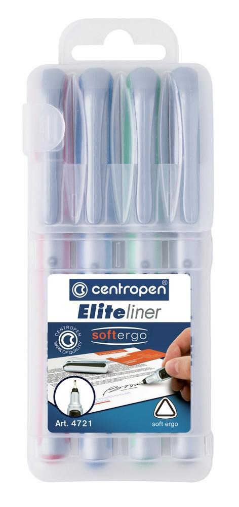 Centropen popisovač 4721 Elite sada 4 barev liner