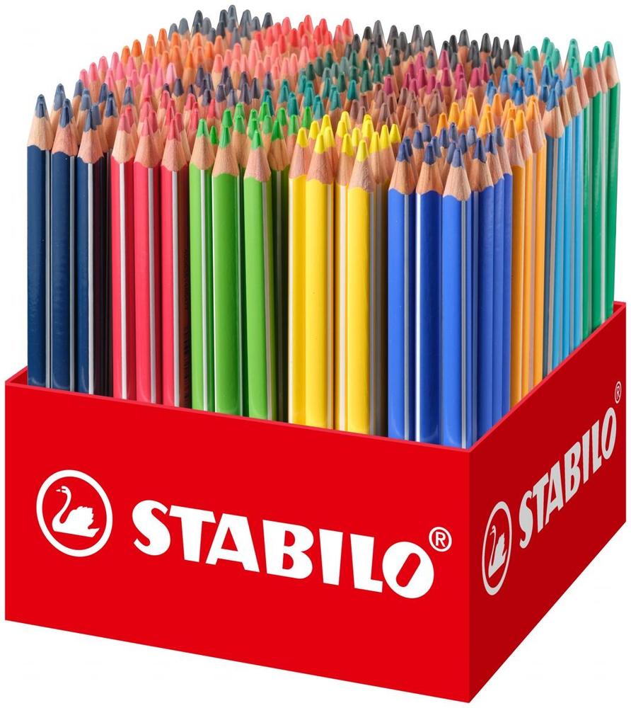 STABILO pastelky trojhranné Trio silné sada 300 ks XXL box