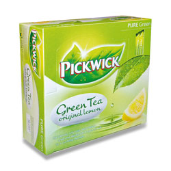 Čaj Pickwick zelený s citronem / 100 sáčků