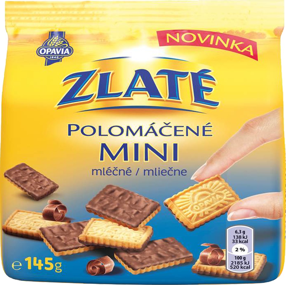 Sušenky polomáčené mini mléčné