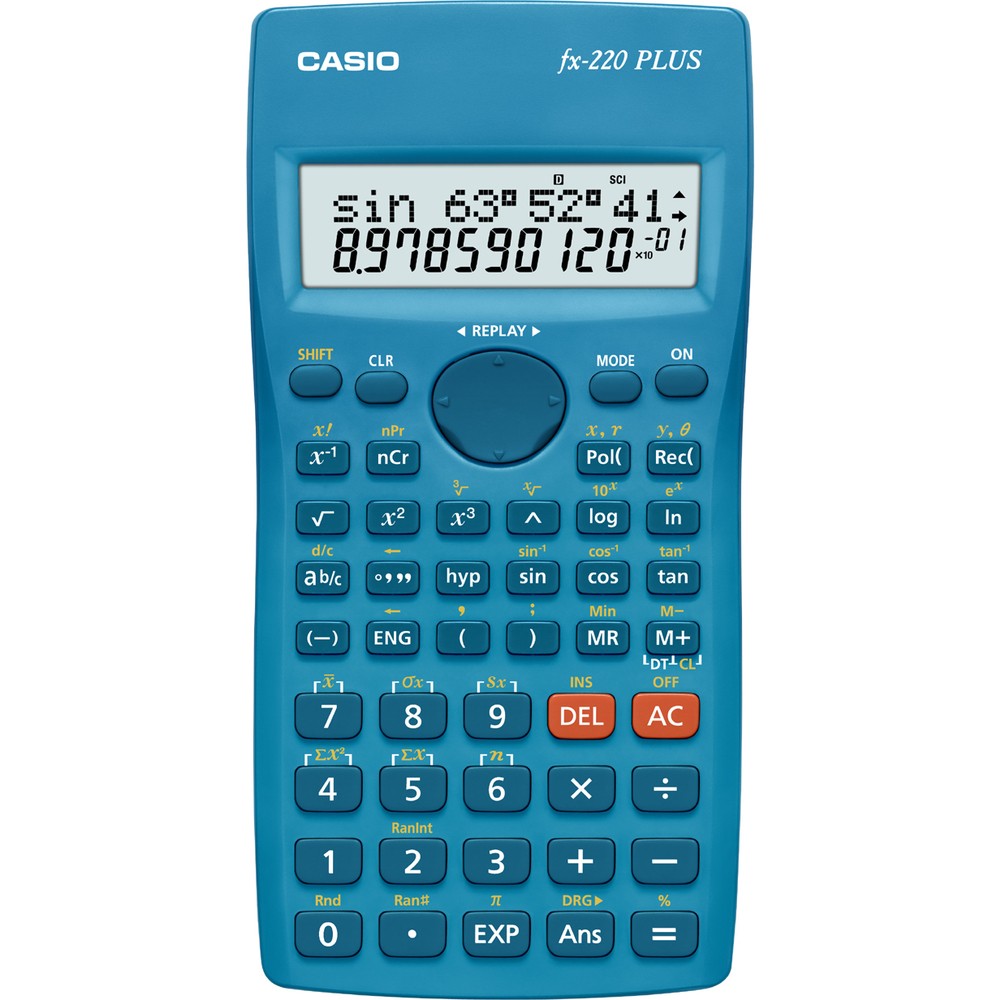 Kalkulačka Casio FX 220 PLUS školní modrá