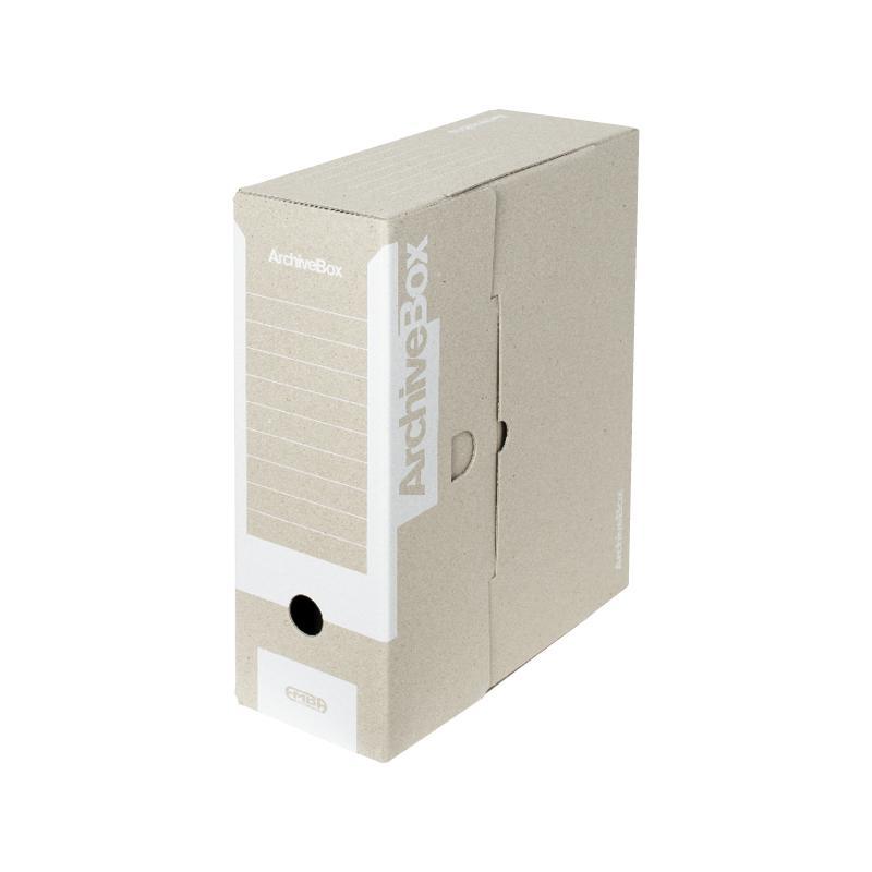 Box archivační EMBA barevný 330 x 260 x 110 mm bílý