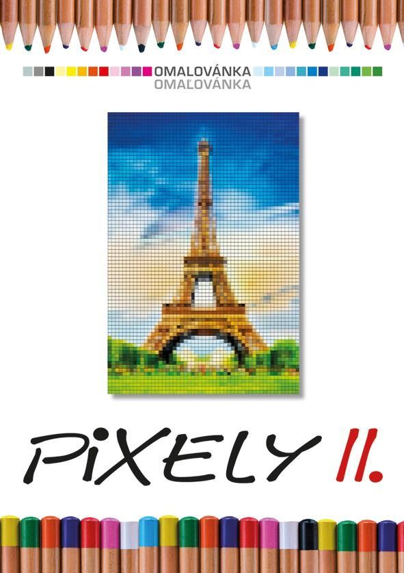 Omalovánky A4 Pixely II. - 12 stran