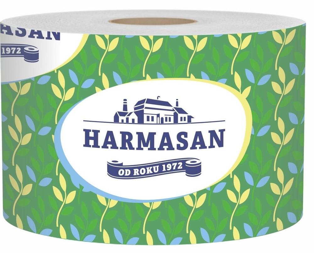 Papír toaletní Harmony Maxima 2-vrstvý recykl, návin 69 m, 600 útržků / 1 role