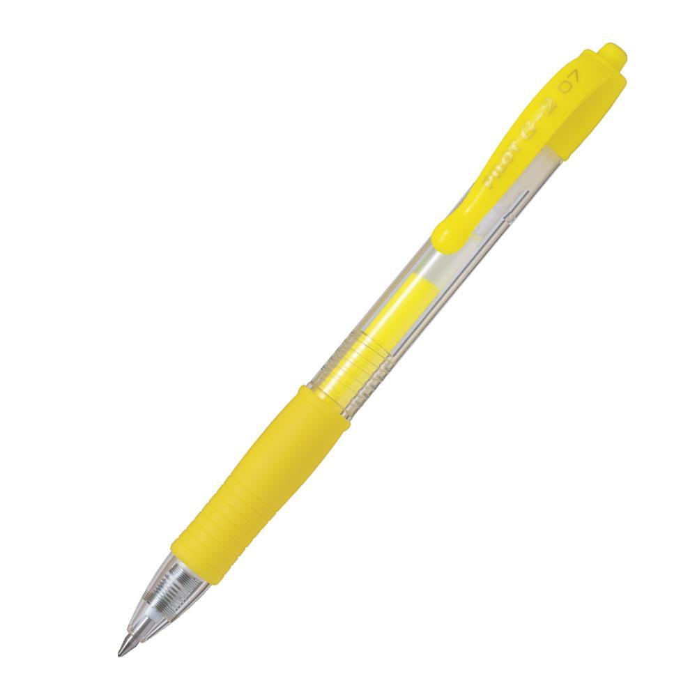 Pero gelové Pilot 2605 G2 0,7 mm neonově žluté